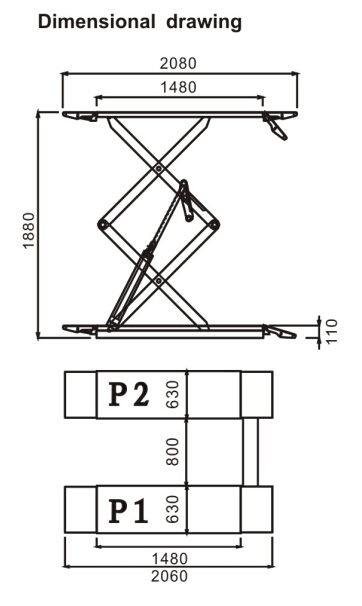 CX30TC Ultrathin Small Platform Scissor Lift